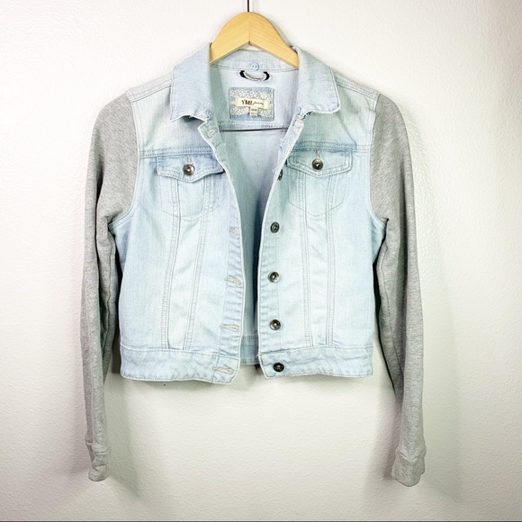 YMI Jackets & Blazers - YMI Jean Jacket Gray and Blue